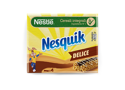 Nesquik Delice 4 barrette Confezione Nesquik Delice da 4 barrette