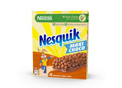 Confezione Nesquik Maxi Choco da 6 barrette