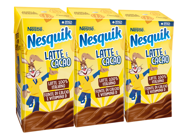 Nesquik Pronto da Bere 3x180ml Confezione Nesquik Pronto da Bere da 3x180ml