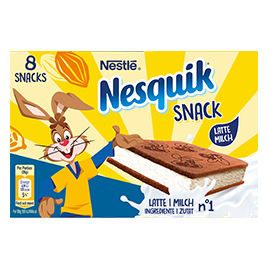 Confezione Nesquik Snack al latte da 8x26g
