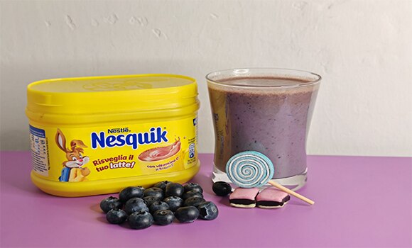 Step 3 Ricetta Blueberry Nesquik