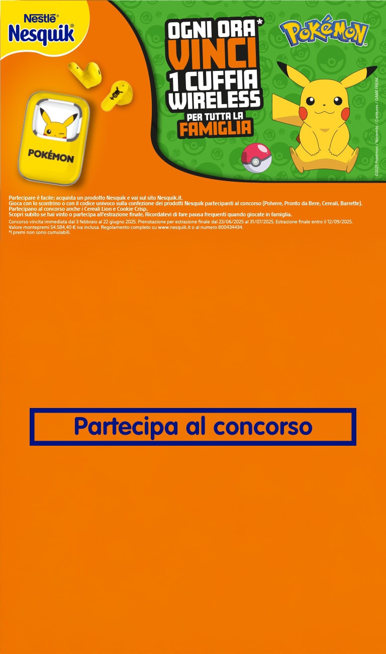 Gioca con Nesquik e vinci