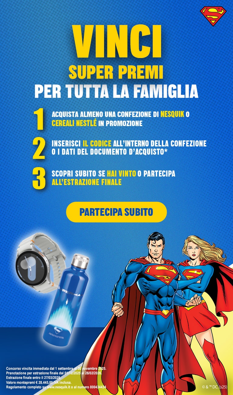Vinci superpremi per tutta la famiglia